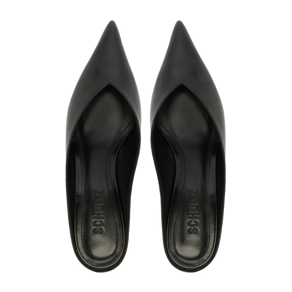 Siena Mid Mule Pump in Black