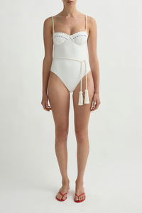 OTM Exclusive Pia One-Piece in Vintage White