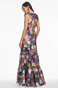 Rori Gown in Midnights Magic Blooms