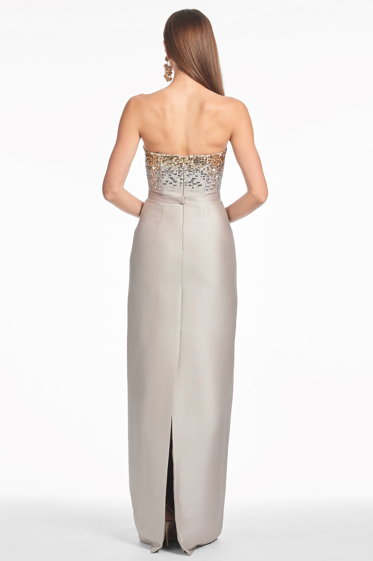 Phaedra Gown in Pewter