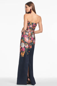 Embellished Sabine Gown Midnights Magic Blooms