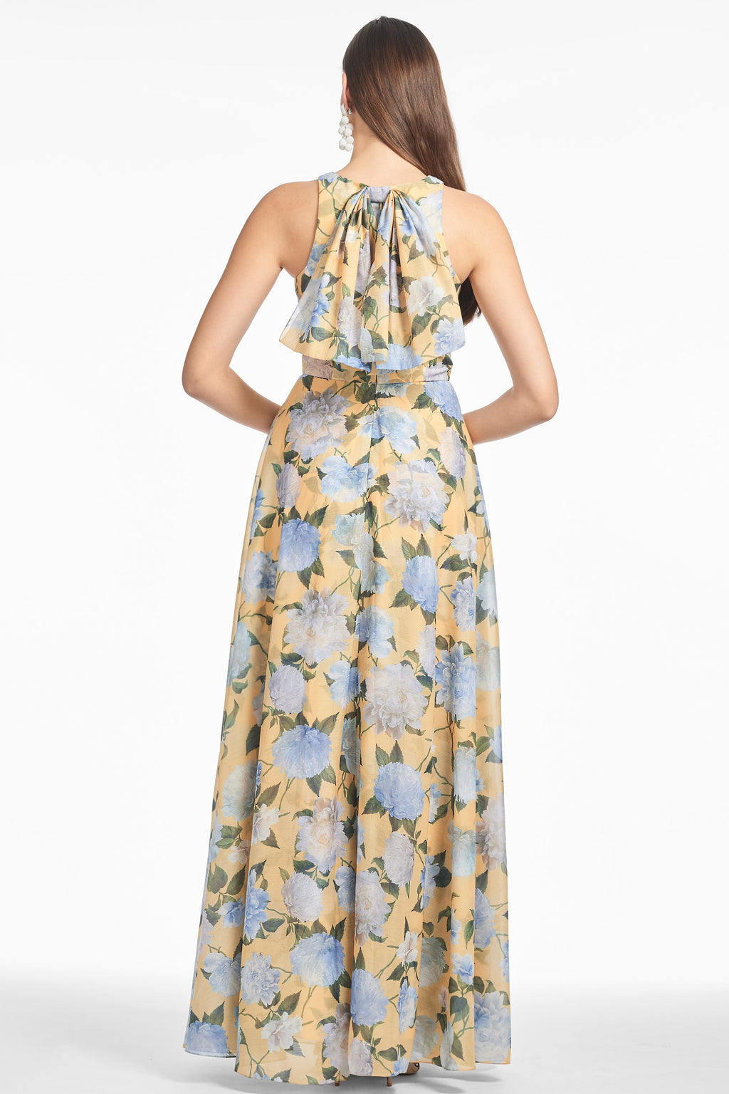 Kate Gown in Sun And Sea Peonies