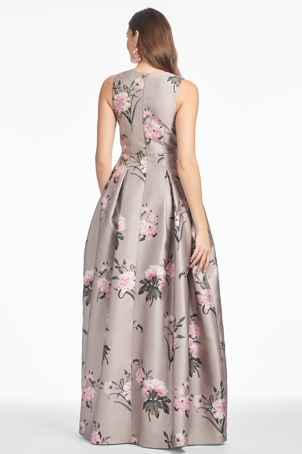 Embellished Brooke Gown Pewter English Rose