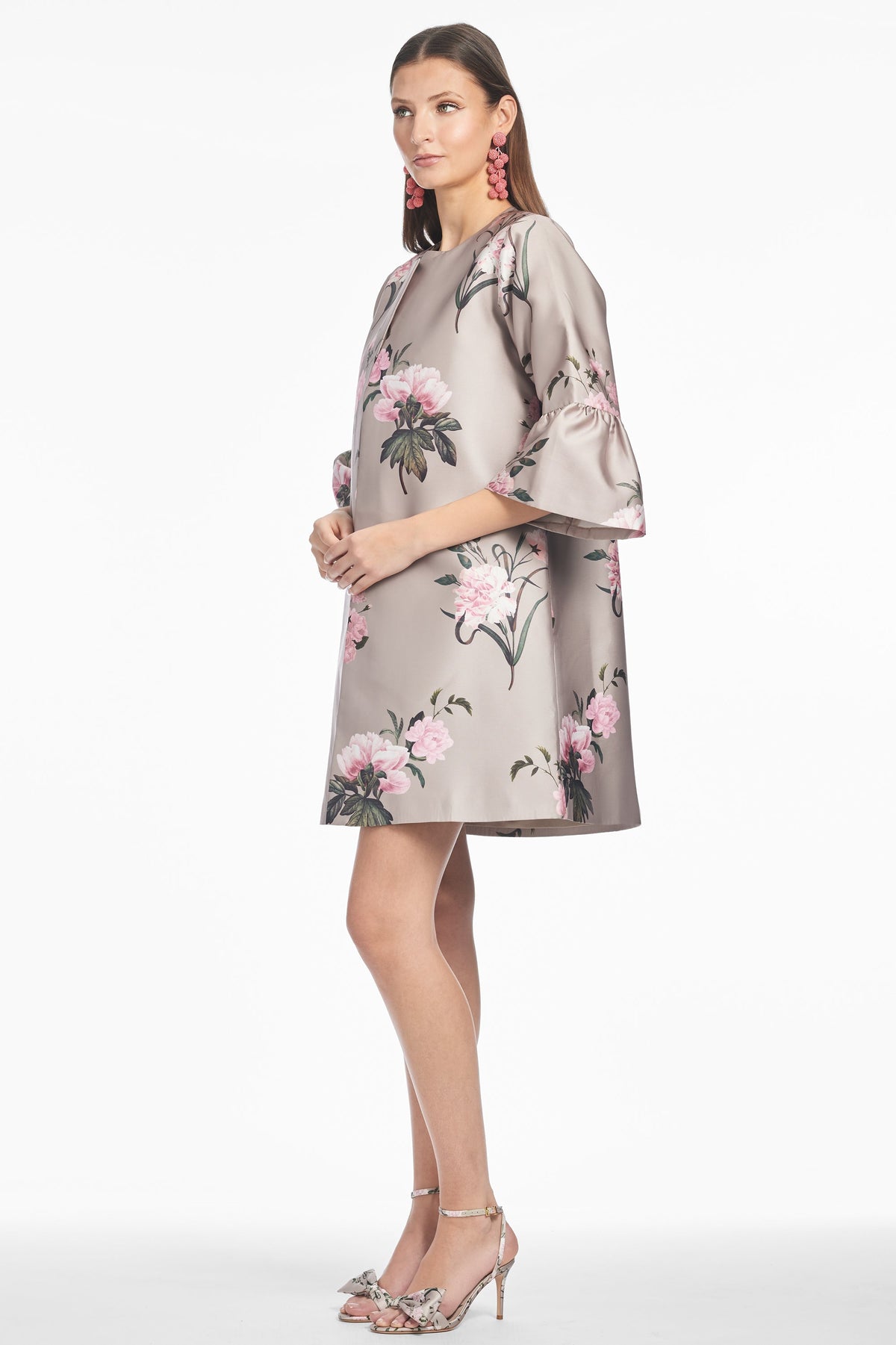 Bailey Coat Pewter English Rose