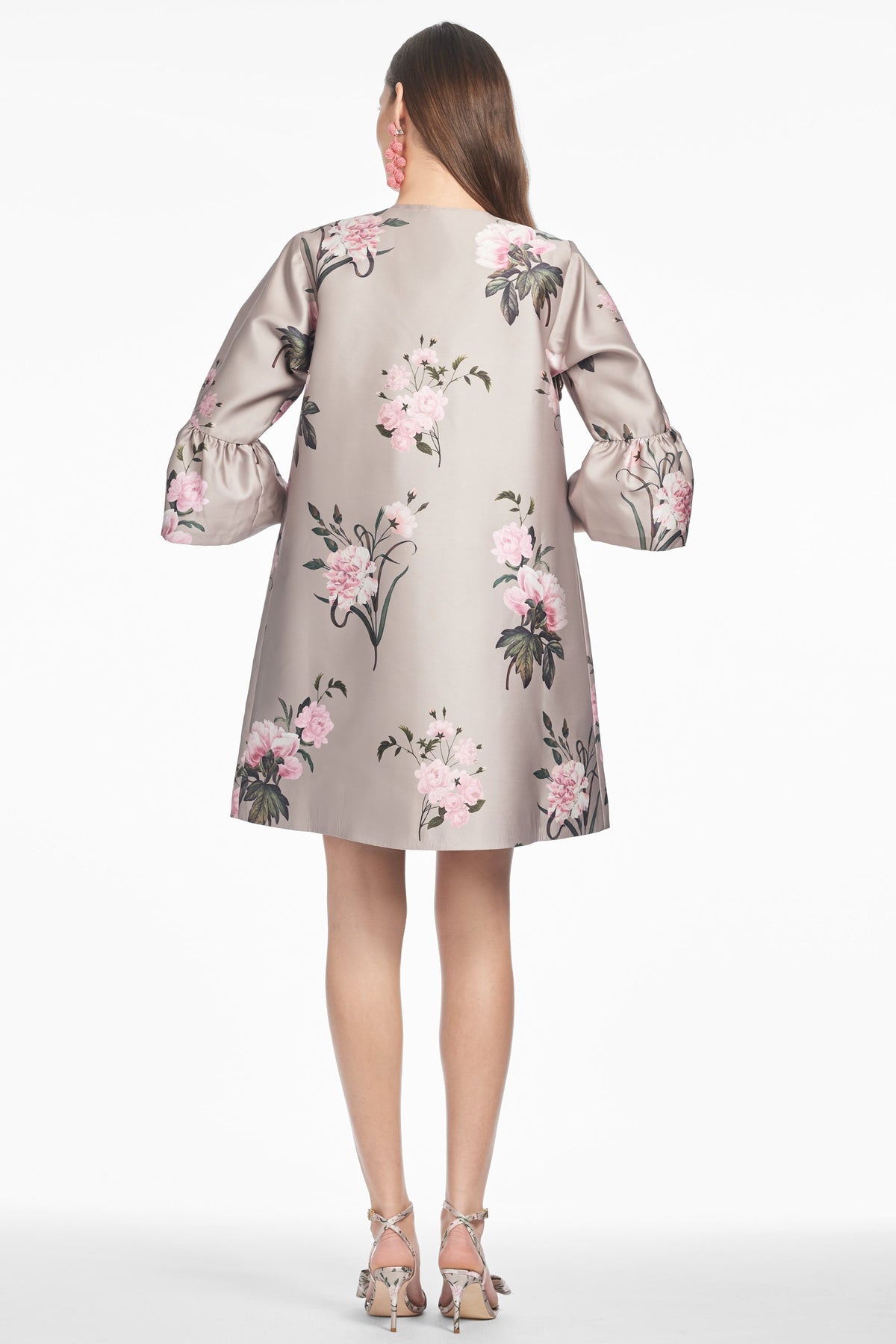 Bailey Coat Pewter English Rose