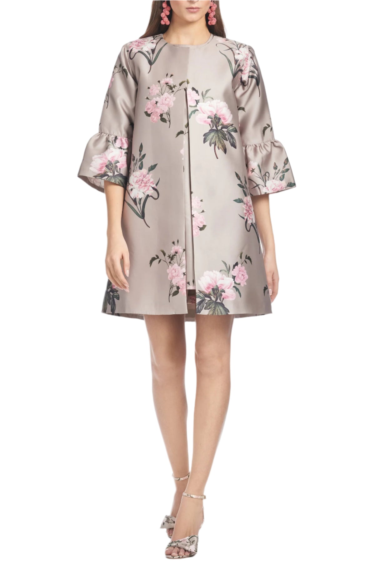Bailey Coat Pewter English Rose