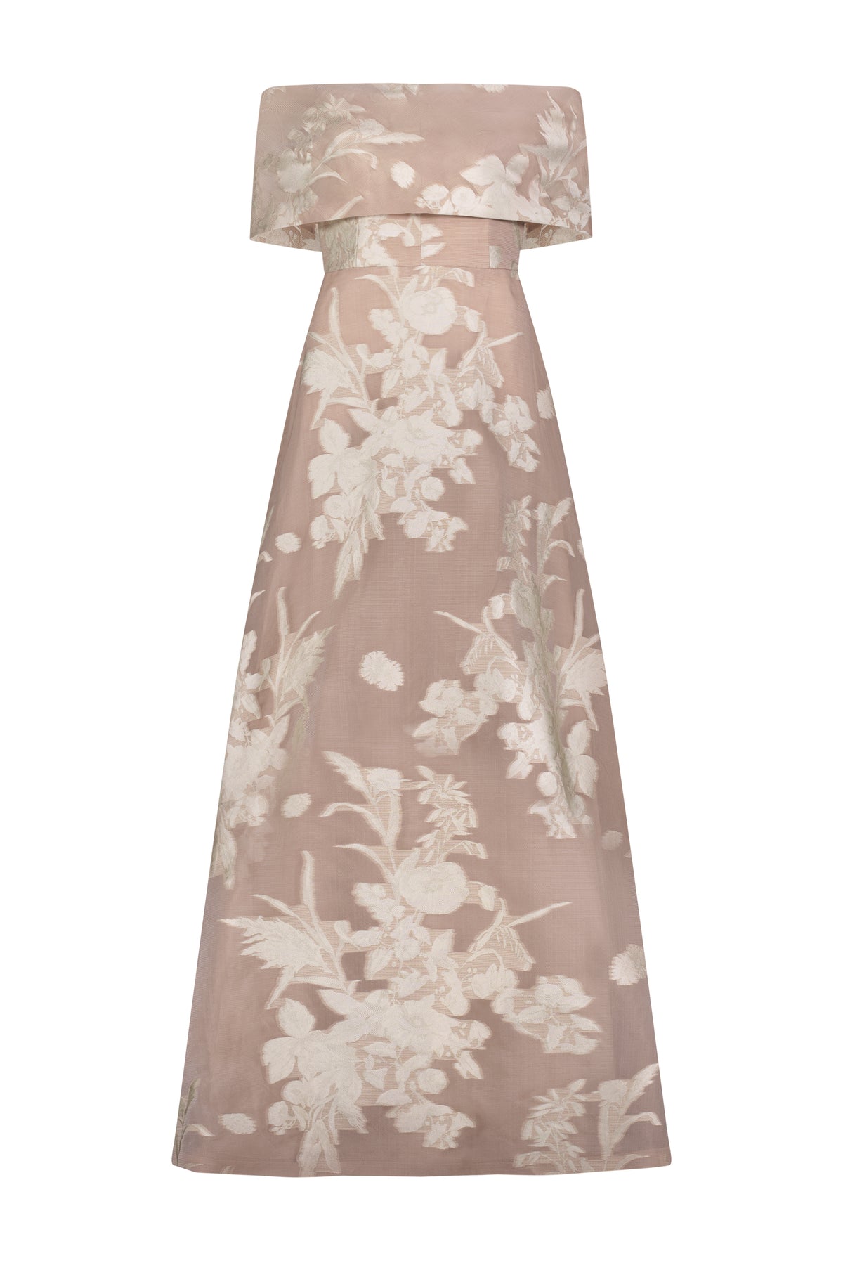 Floral Fil Coupe Deedie Gown