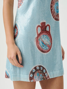 Izzy Sequin Dress in Reliquia