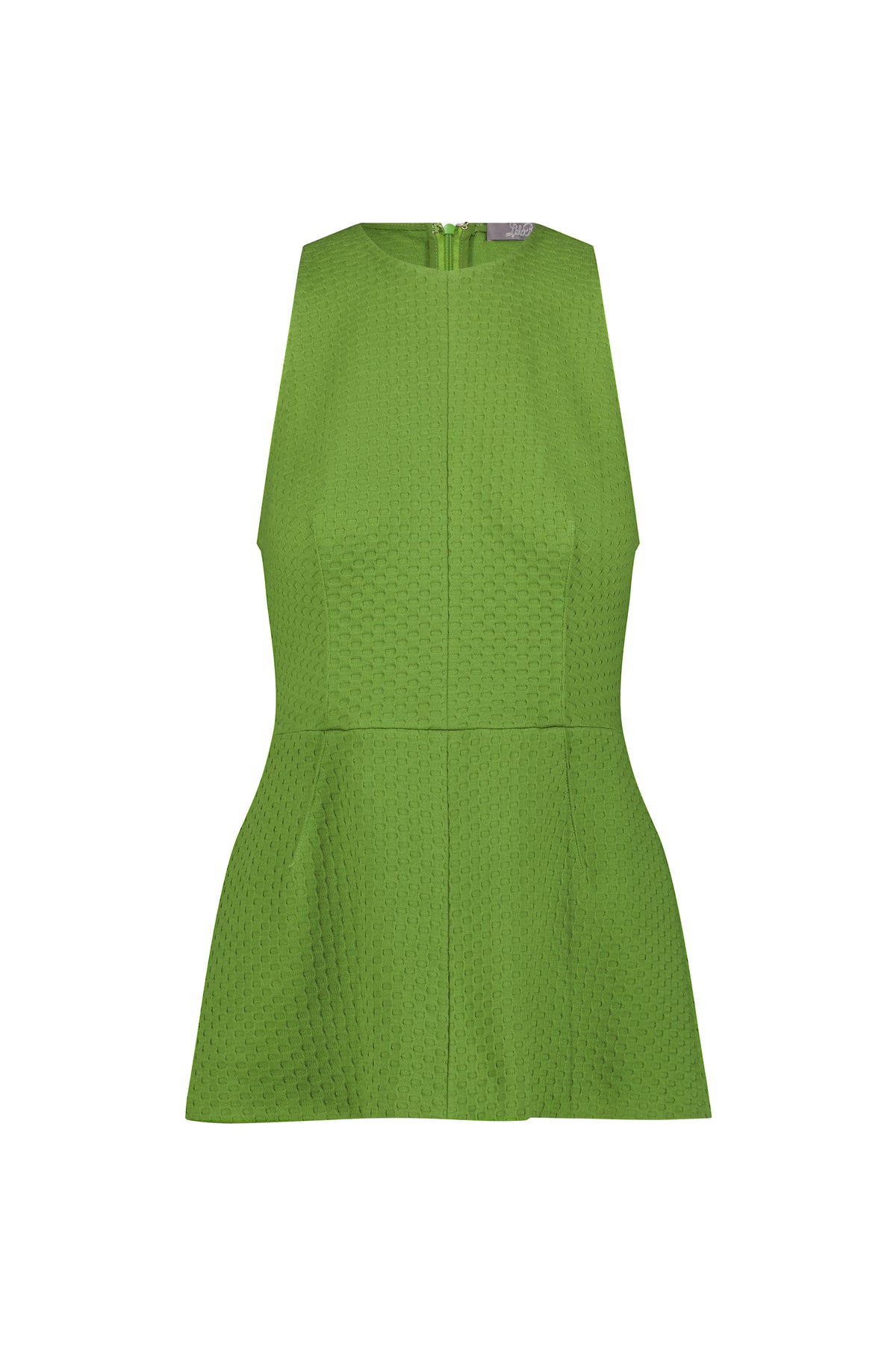 Textured Jersey Sleeveless Top in Cactus