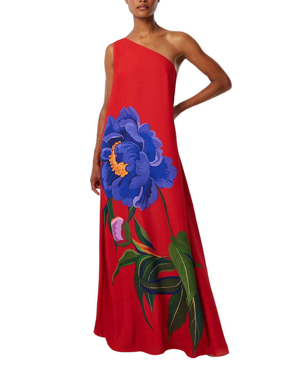 Lani Crepe Dress in Floral