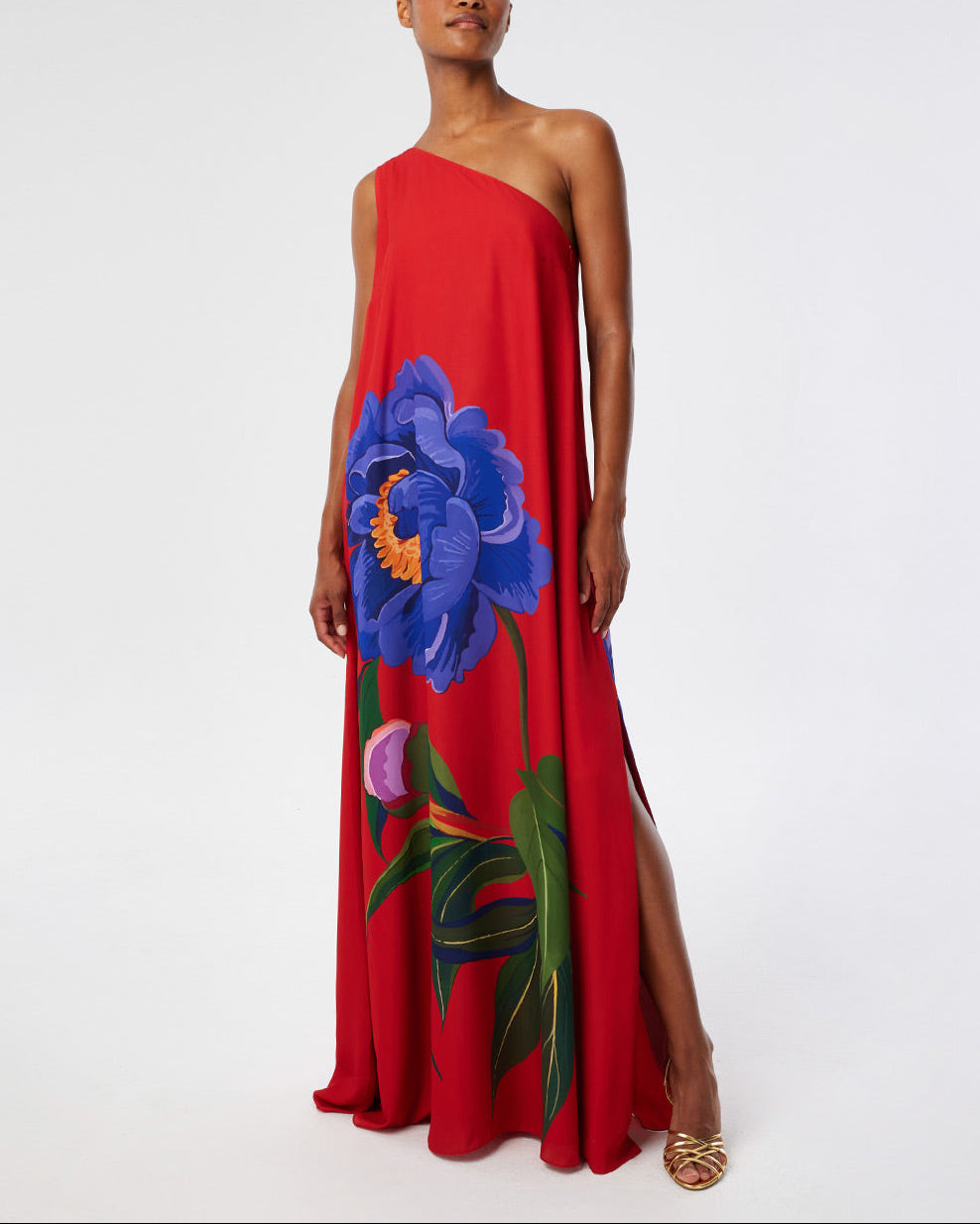Lani Crepe Dress in Floral
