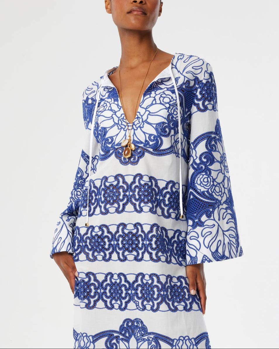 Clea Lace Dress in White