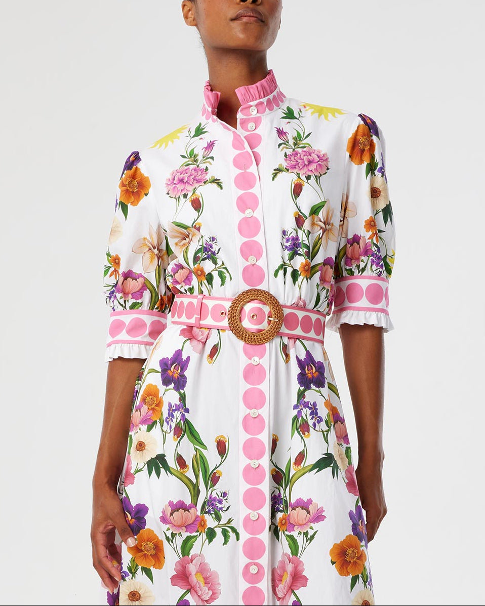 Marni Cotton Dress in Botanica
