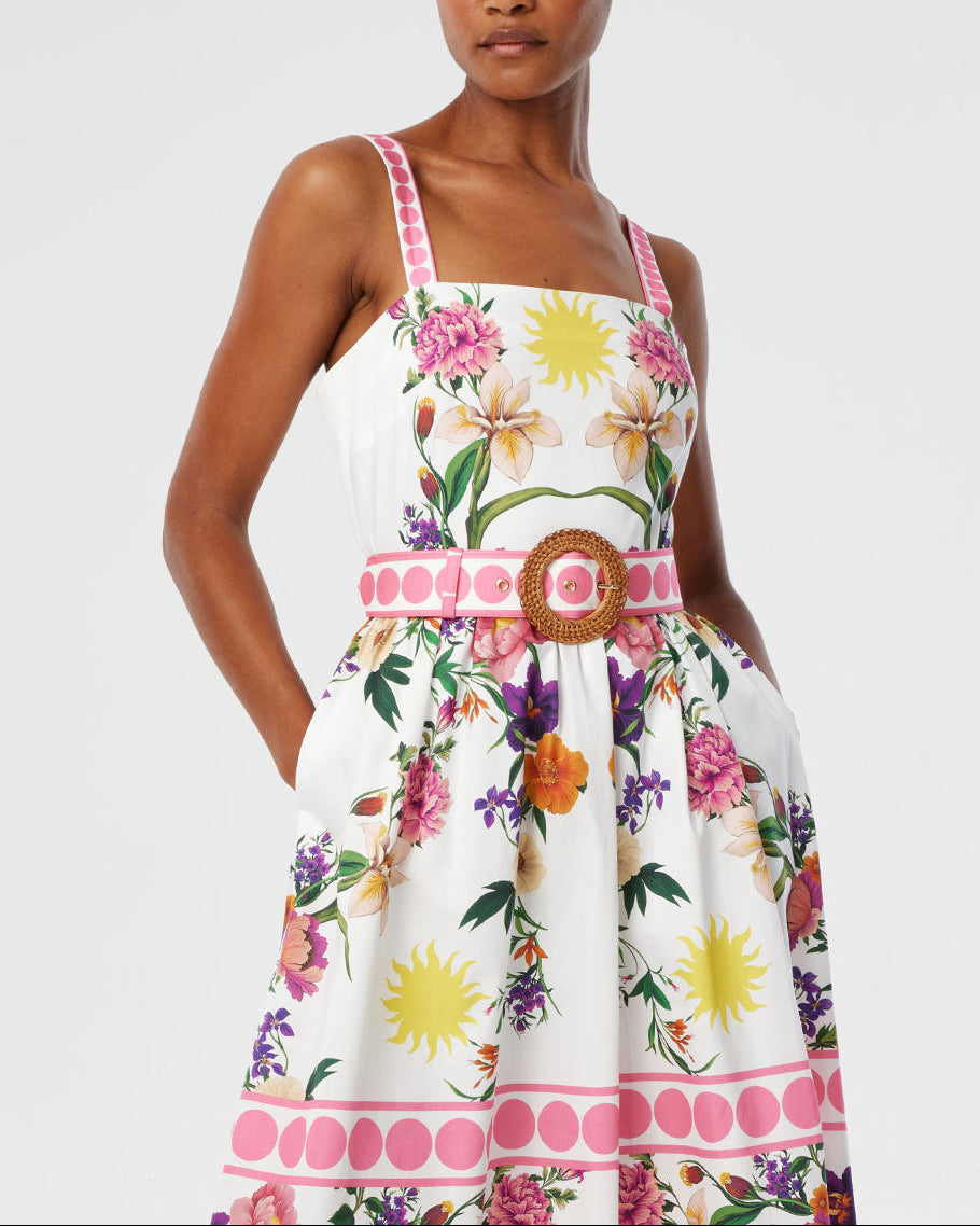 Ninet Cotton Dress in Botanica