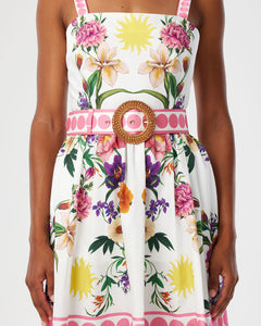Ninet Cotton Dress in Botanica