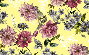 Santiago Dress in Margaux Bloom Lemon