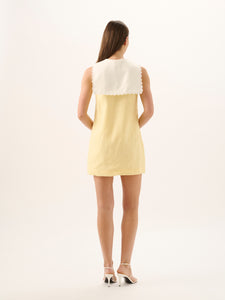 Valentina Mini Dress in Limoncello