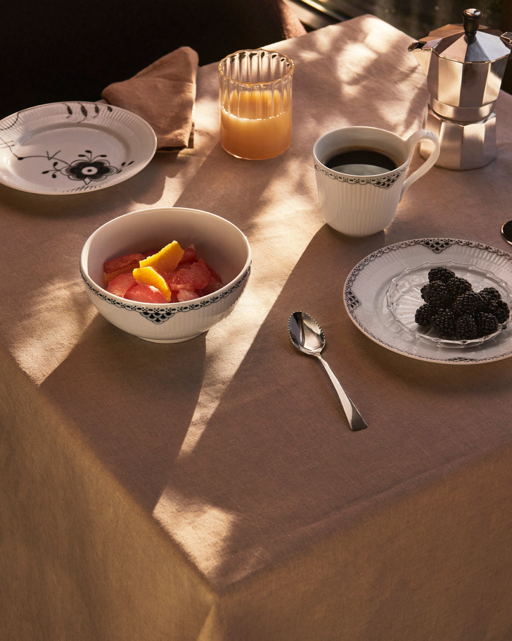 Black Lace Salad Plate 8.75"