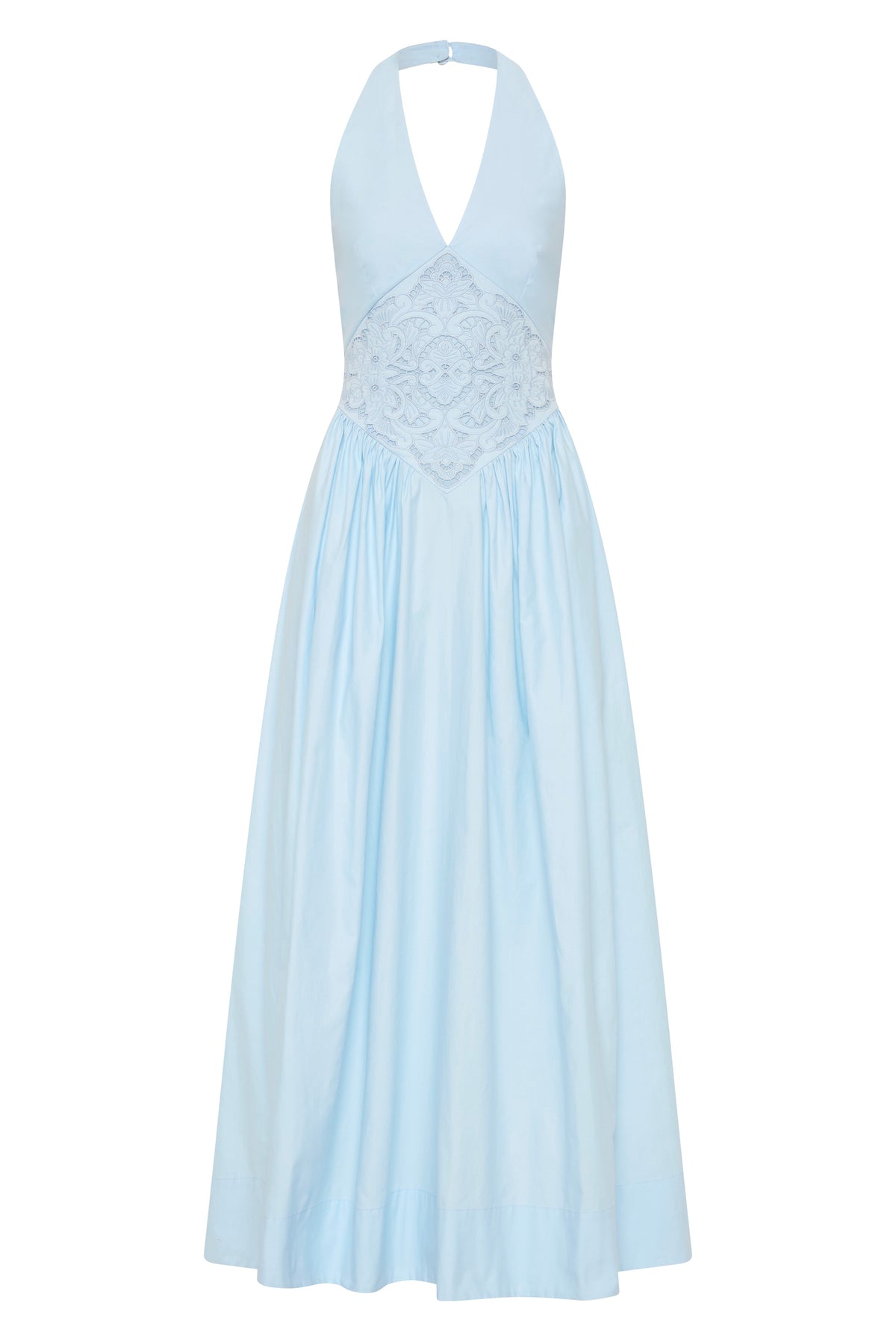 Maddie Halter Dress in Powderblue