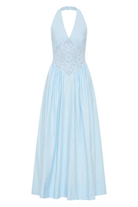 Maddie Halter Dress in Powderblue