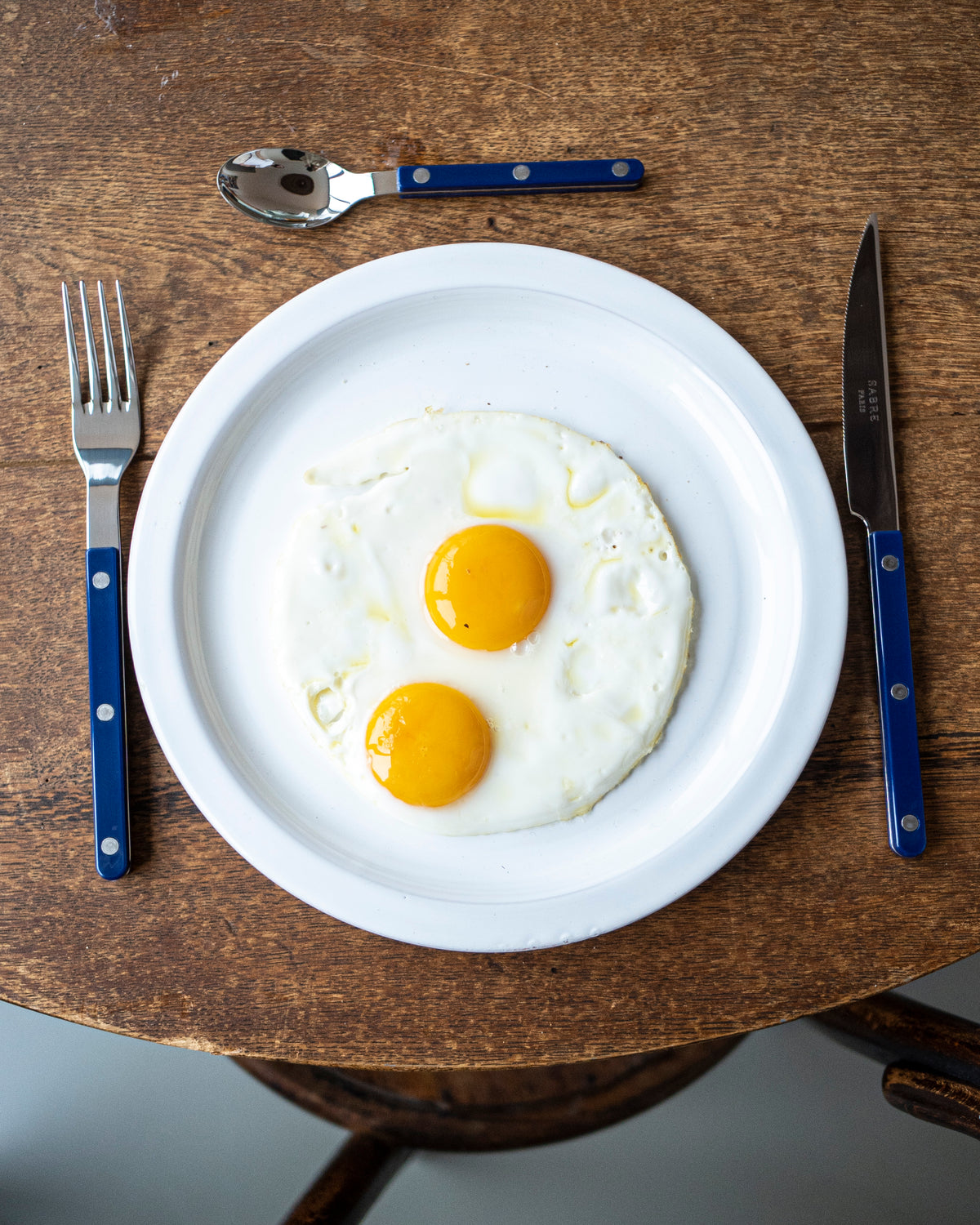 Bistrot Place Setting in Navy Blue, Set of 5
