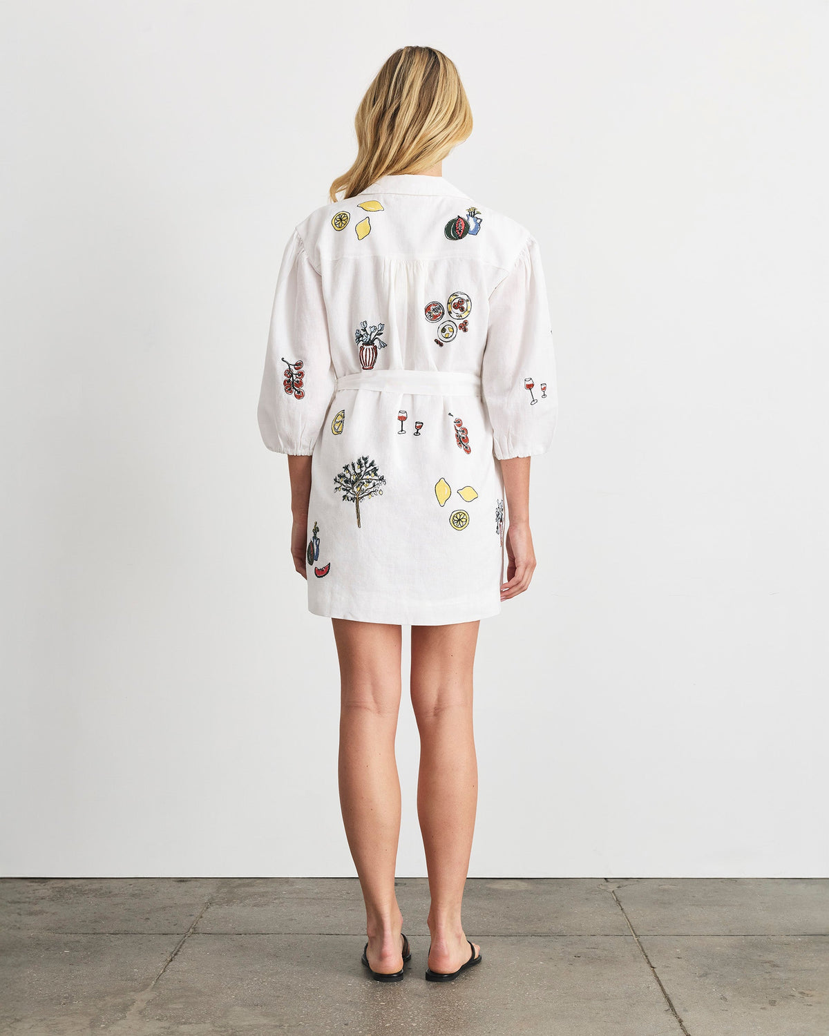 Sadie Dress in Optic White