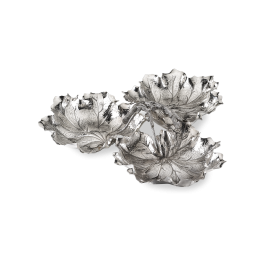 3 GERANIUM MEDIUM LEAVES CENTERPIECE