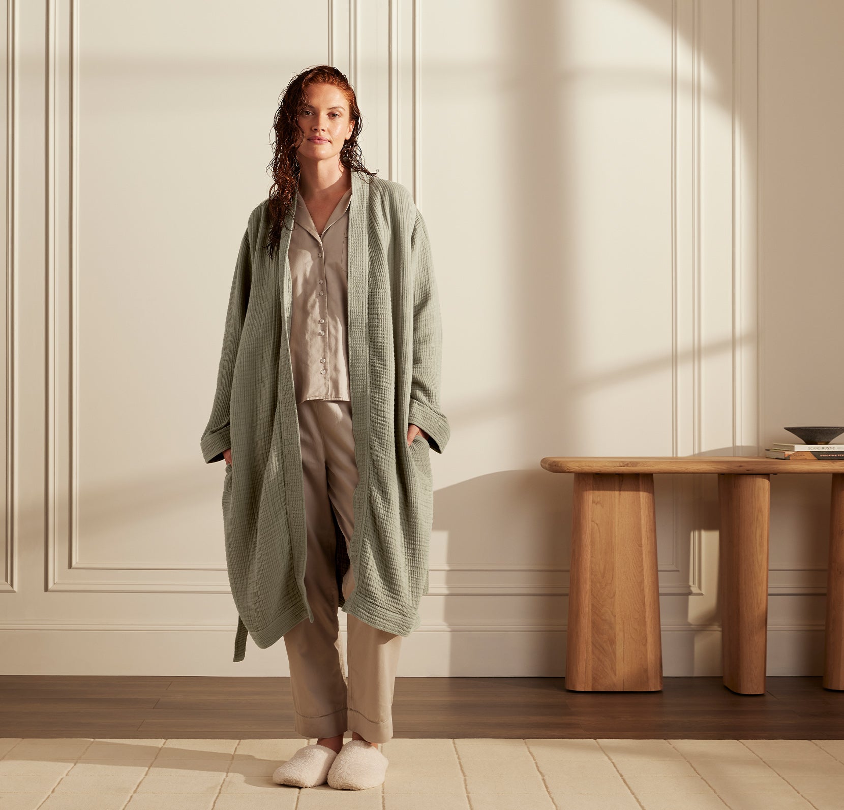 Dream Robe in Sageleaf