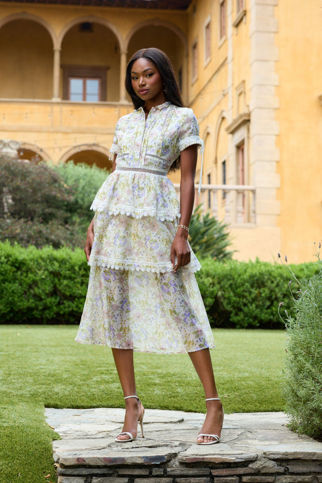 The Saint-Tropez Dress in Cordoba Print 2