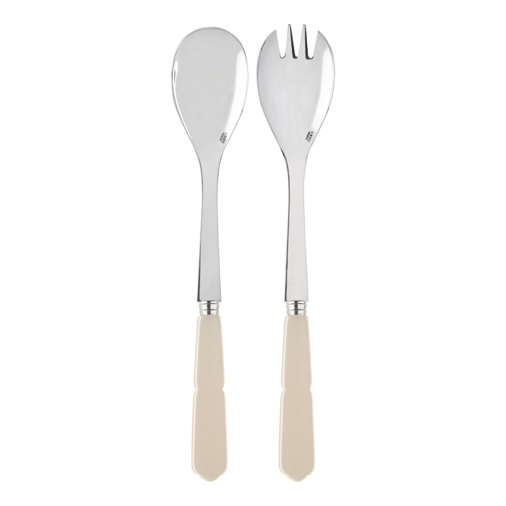 Gustave Salad Set in Pearl