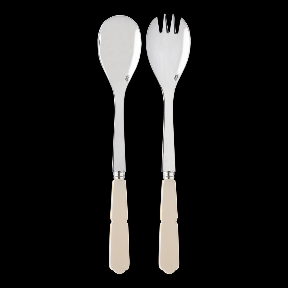 Gustave Salad Set in Pearl