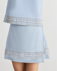 Agnes Skirt in Powder Blue