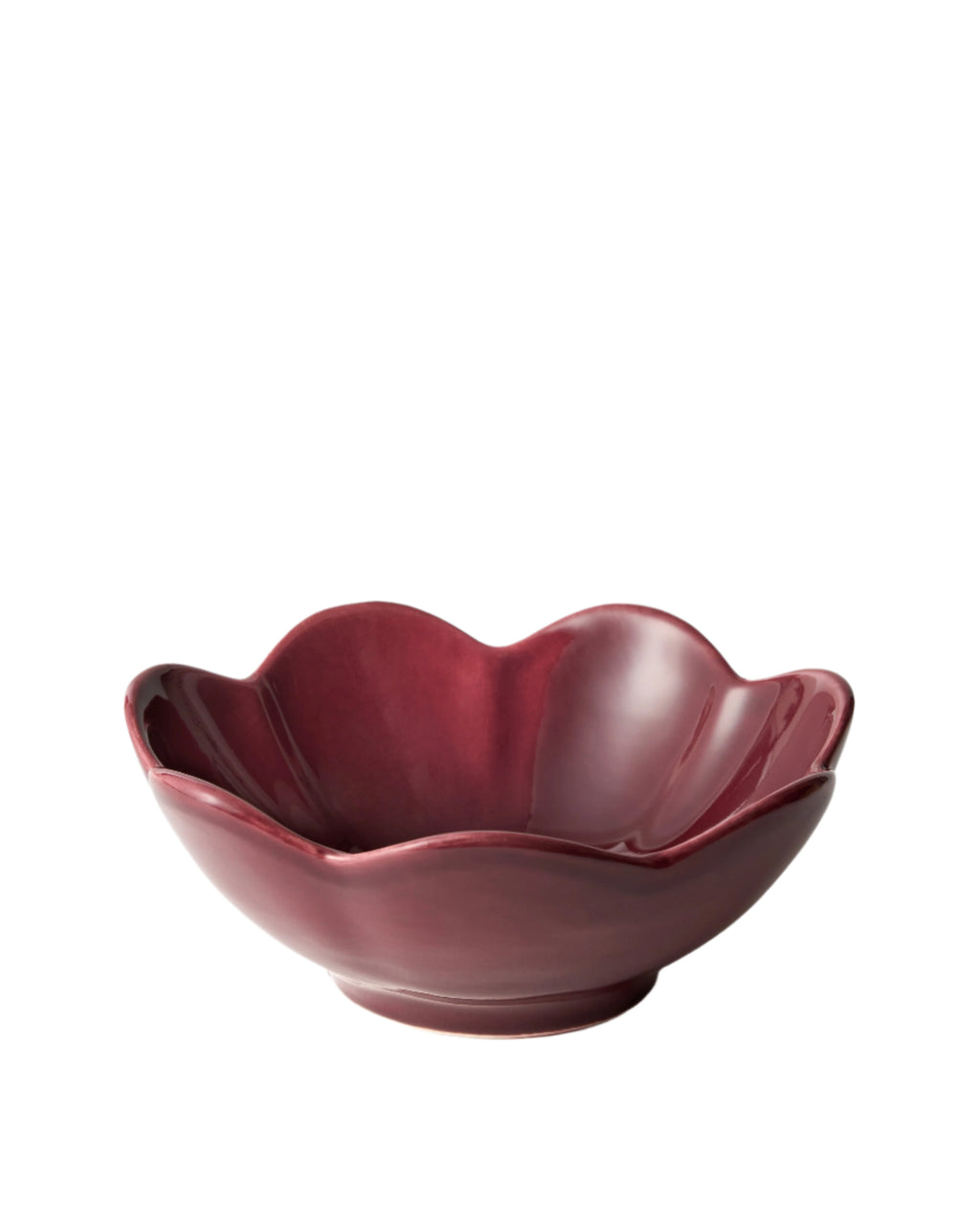 Fiore Bowl in Burgundy