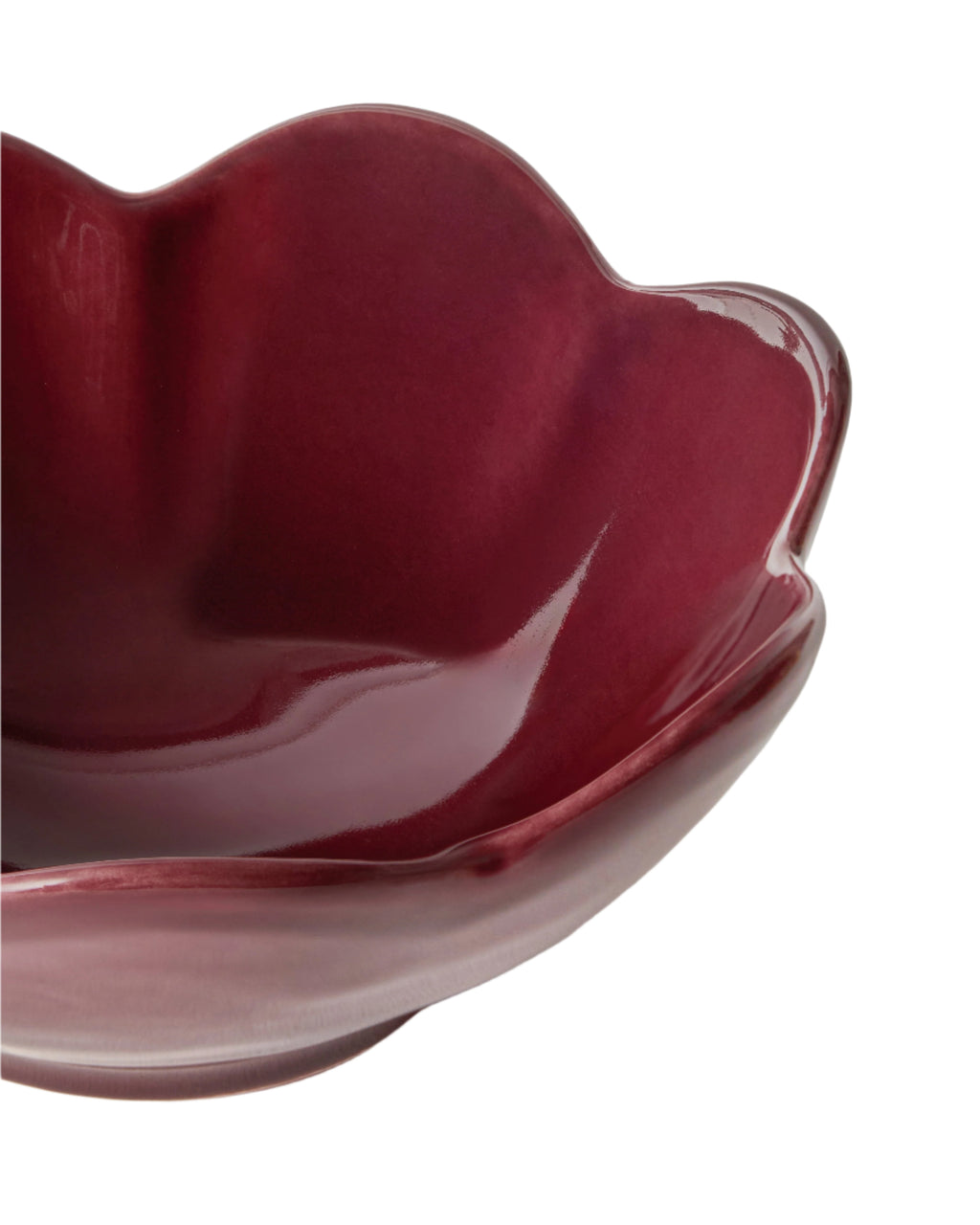 Fiore Bowl in Burgundy
