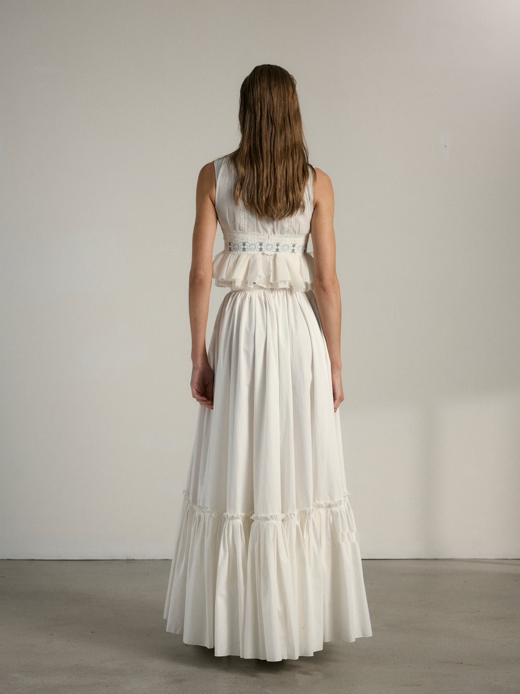 The San Sebastian Skirt in White