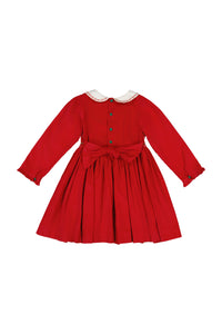 Sarah Ruby Smocked Dress