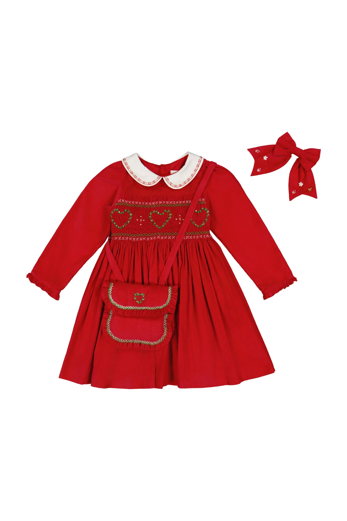 Sarah Ruby Smocked Dress