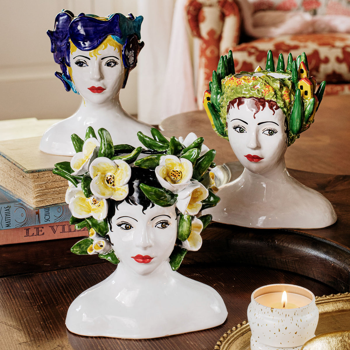 Sicilian Petite Tuscan Head in Multi