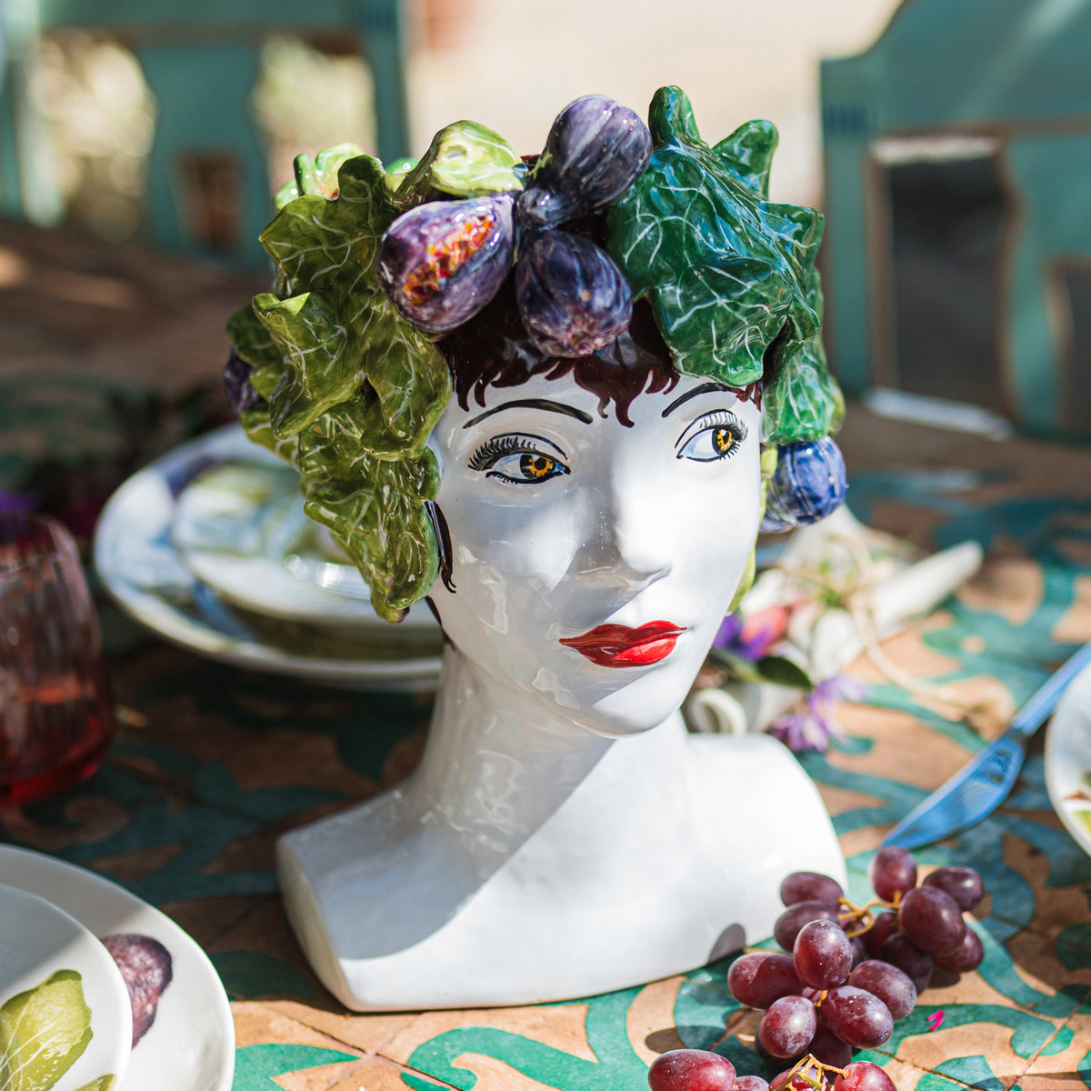 Sicilian Fig Head in Multi