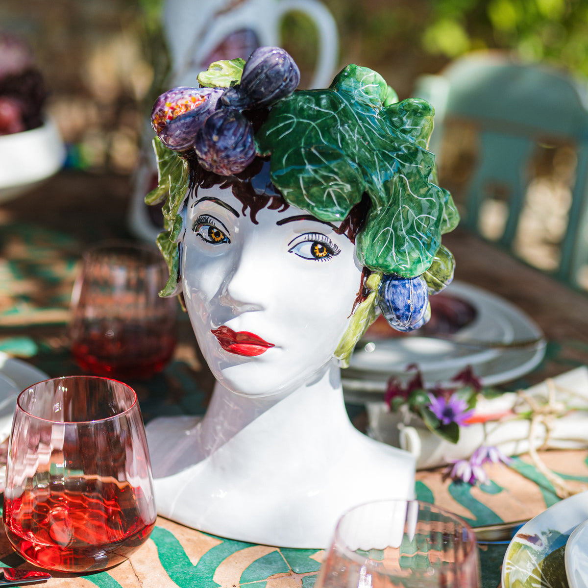 Sicilian Fig Head in Multi