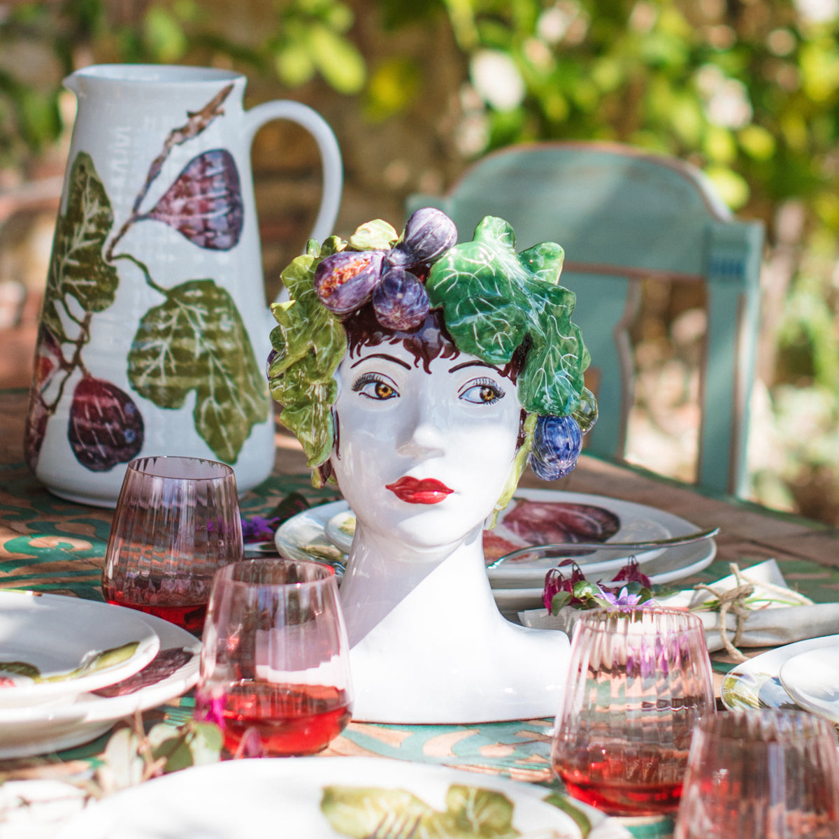 Sicilian Fig Head in Multi