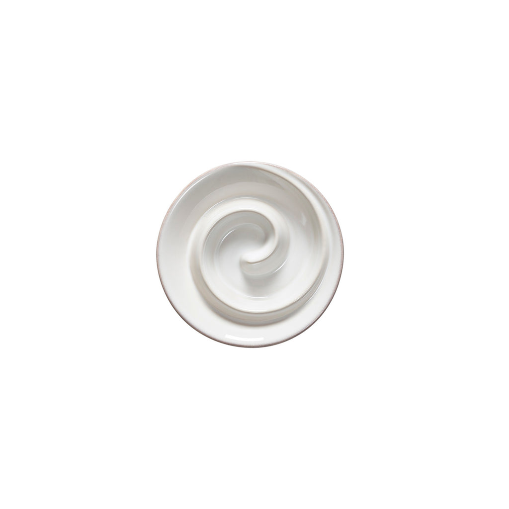 Cook & Host Collection Spiral appetizer dishes in White, Set of 6