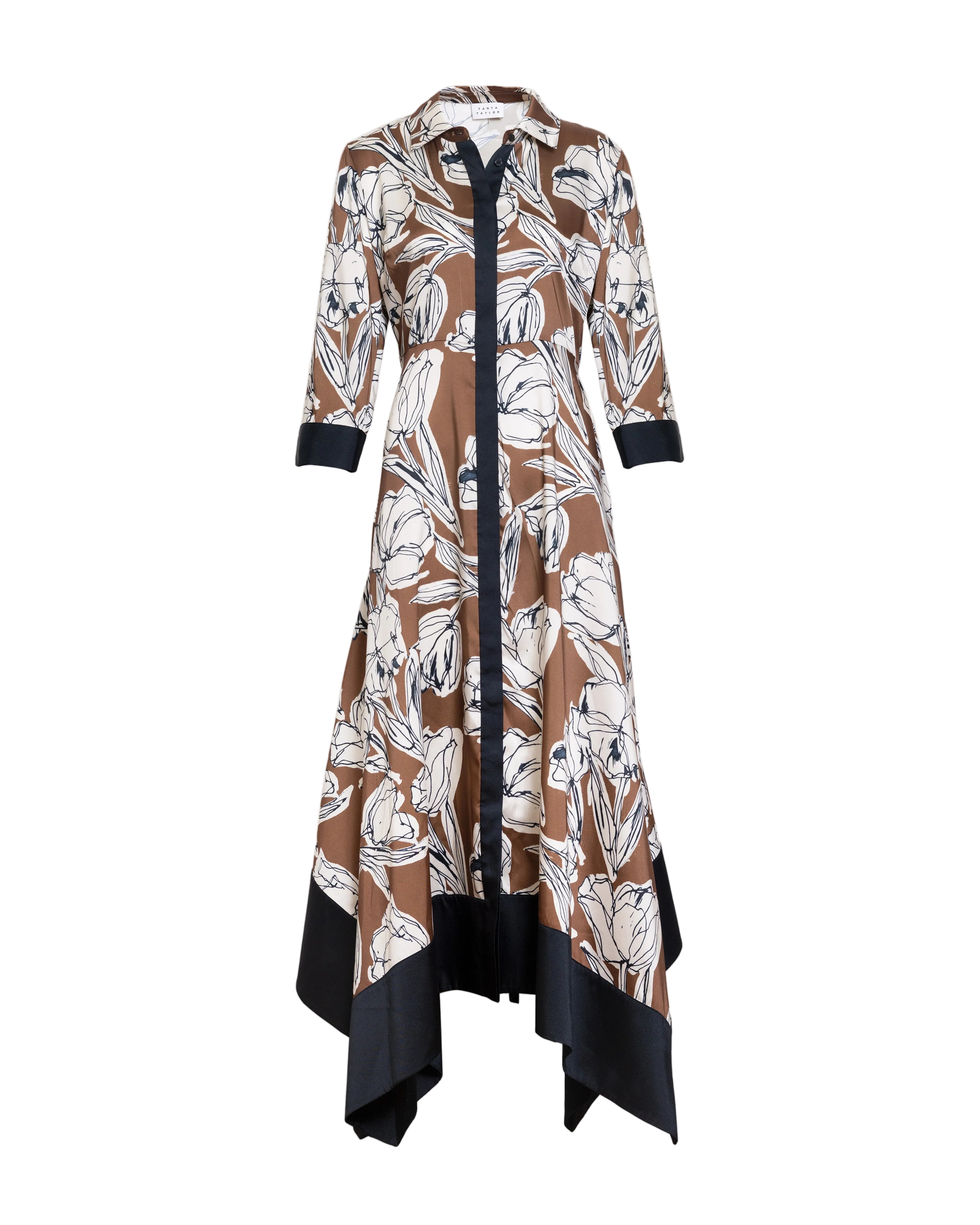 Selene Dress in Acorn Multi