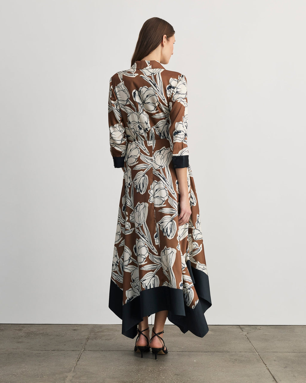 Selene Dress in Acorn Multi