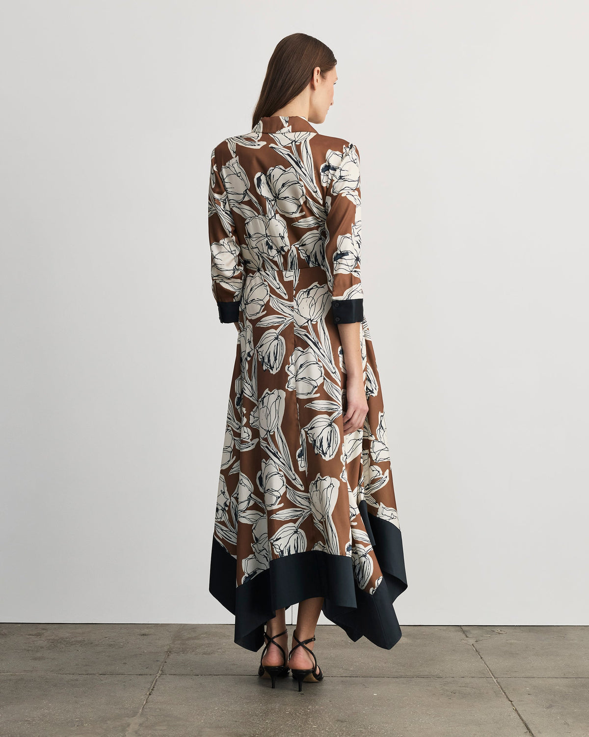 Selene Dress in Acorn Multi