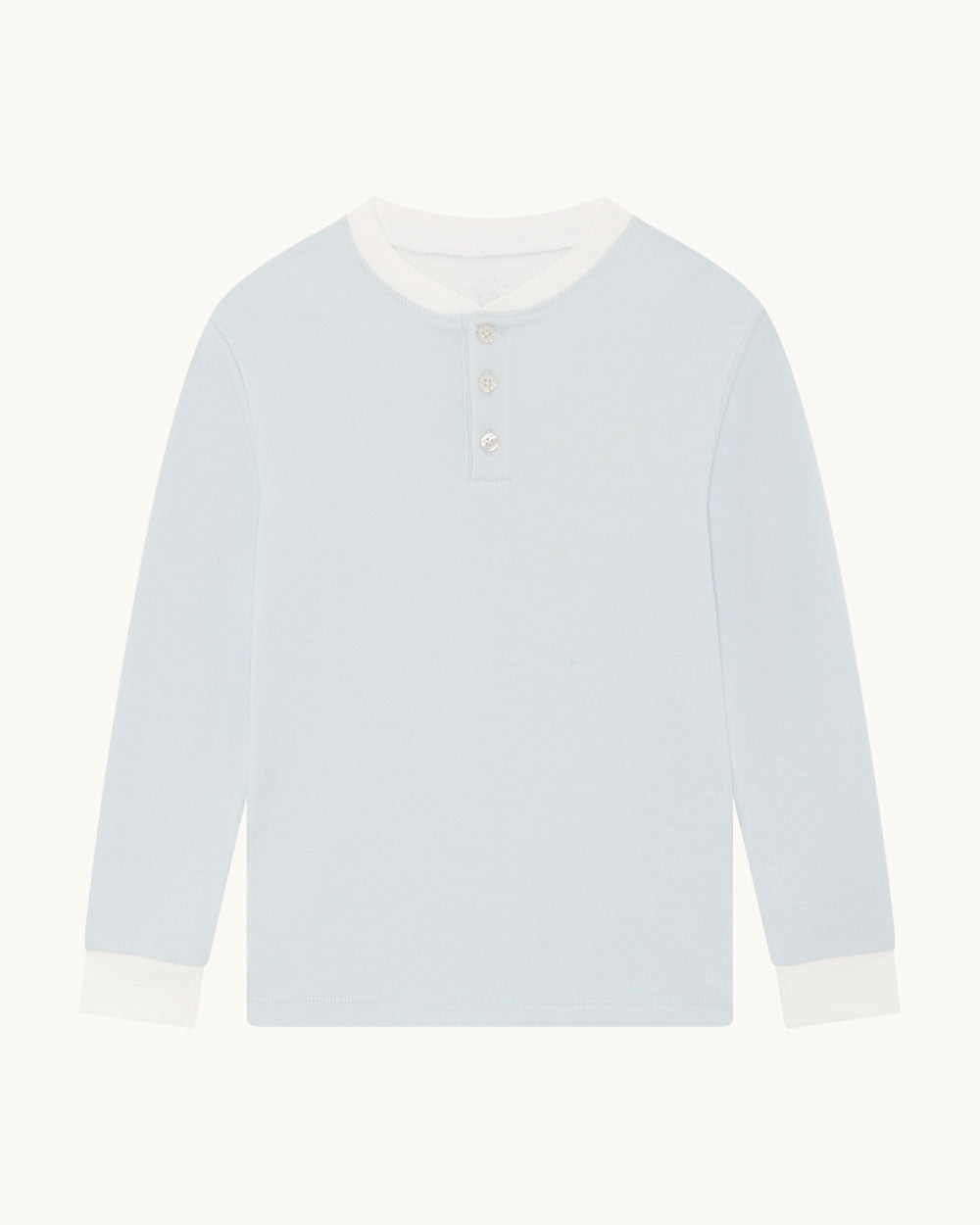 Derek Stripe Child Pajama 2-Piece Set in Blue