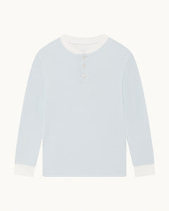 Derek Stripe Child Pajama 2-Piece Set in Blue