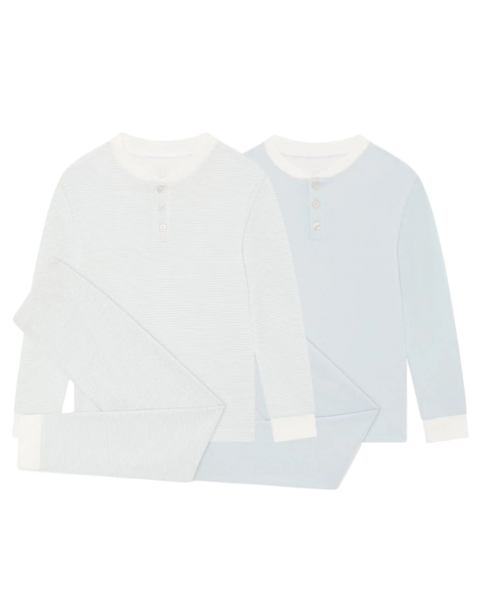 Derek Stripe Child Pajama 2-Piece Set in Blue