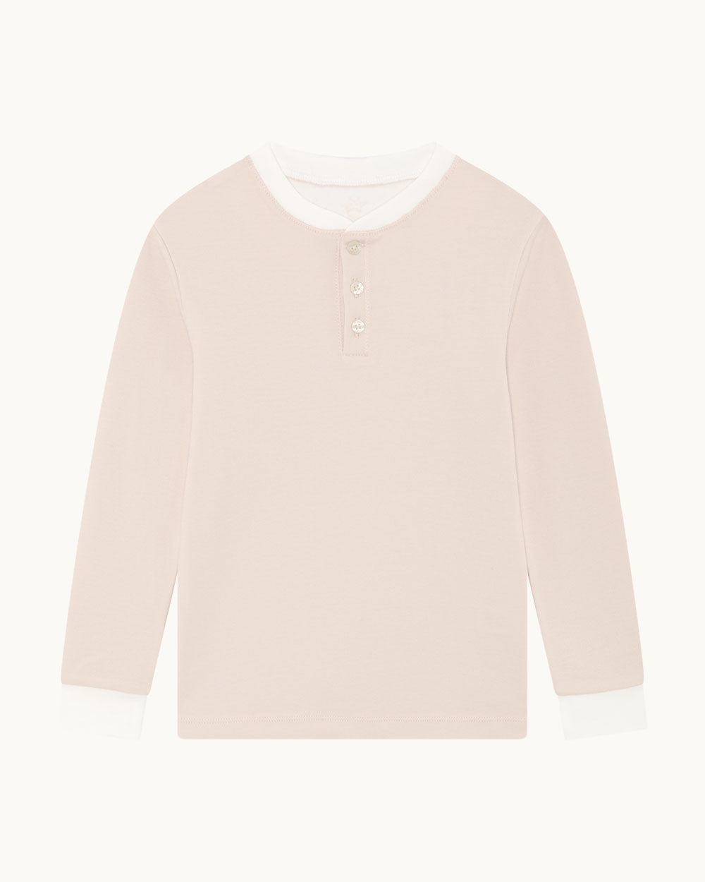 Derek Stripe Child Pajama 2-Piece Set in Pink