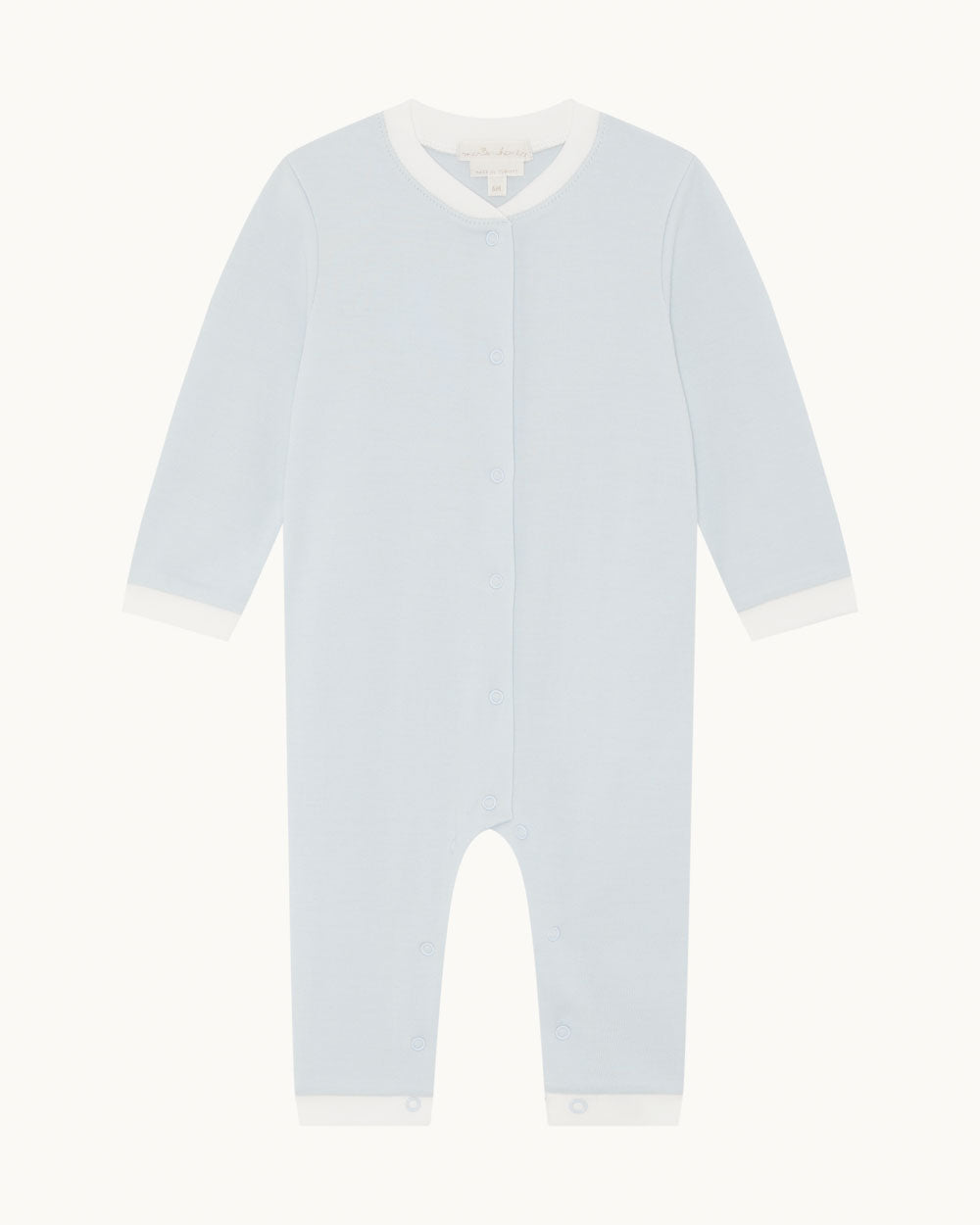 Dalton Stripe Romper 2-Piece Set in Blue